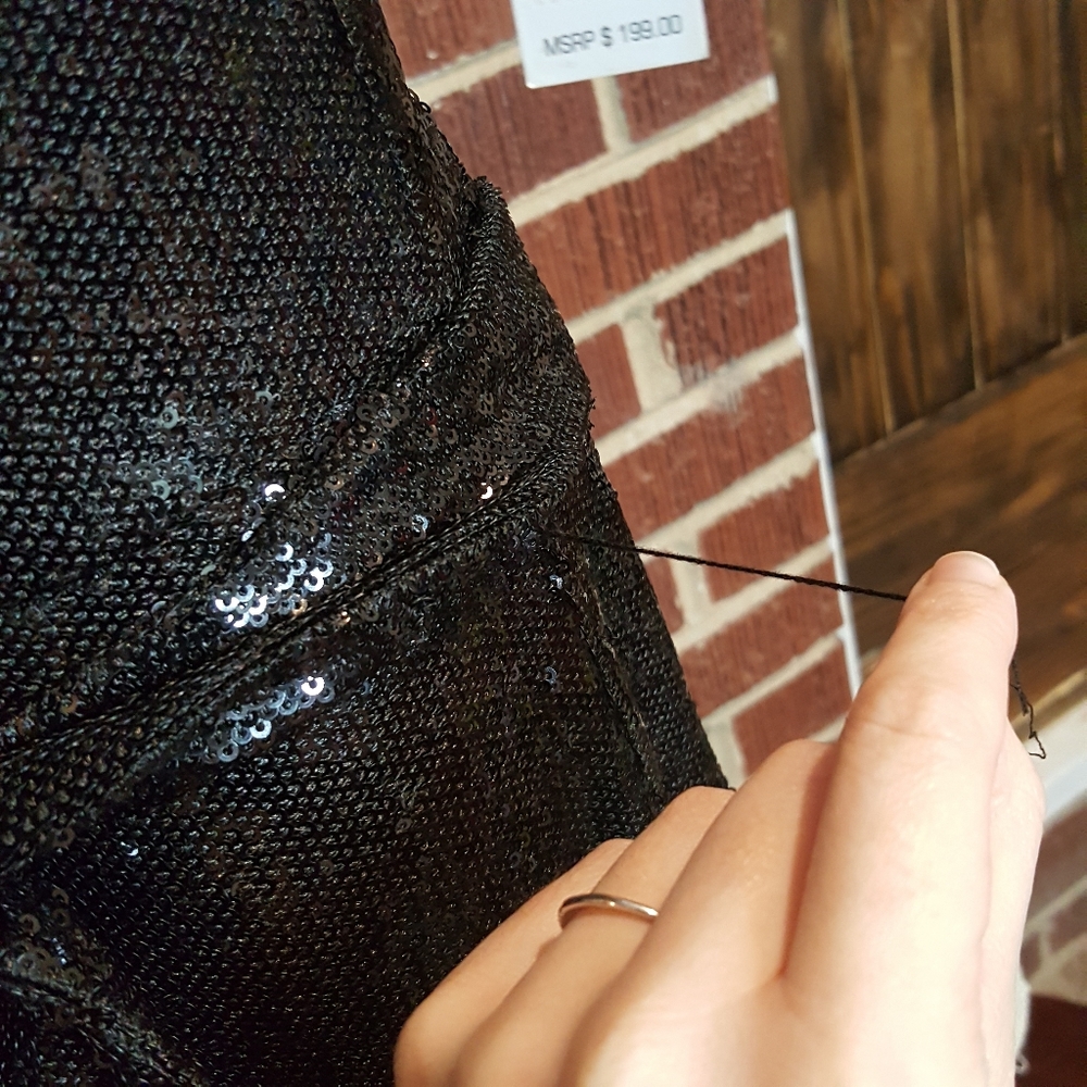 Gianni Bini Maren Sequin Shine Bright Jumpsuit NWT - Picture 8 of 13